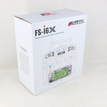 FlySky i6X 2.4Ghz 6 Channel Radio  FS-I6X