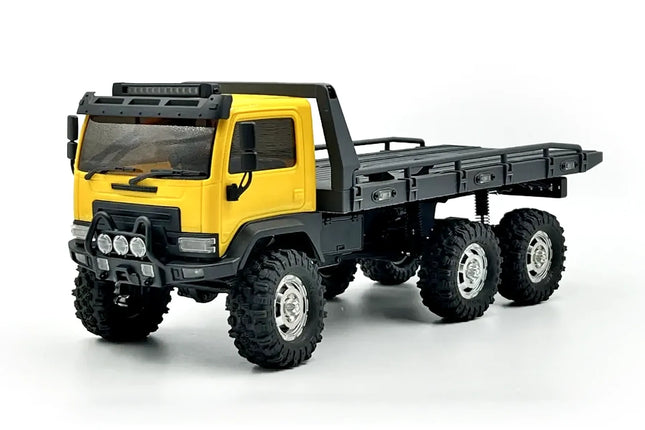 Hobby Plus 1/18 CR-18P 6X6 Flatbed Electric Brushed RTR RC Truck - Yellow  1810430