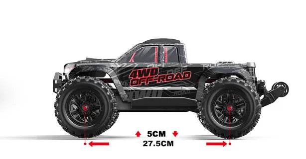 MJX 1/10 Hyper Go 4WD Brushless RC Monster Truck V2 (Black)   MJX-10208-K