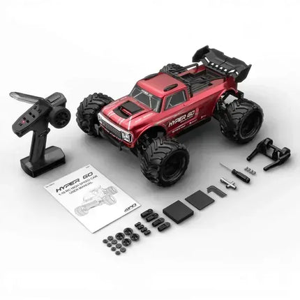 MJX 1/10 HyperGo 4WD Brushless RC Truck (Red)  MJX-10210-R