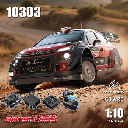 MJX 1/10 Hyper Go Citroen C3 WRC Brushless 2S RTR RC Rally Car (Battery & Charger included) 10303