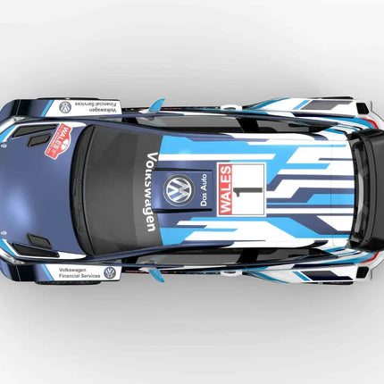 MJX 1/10 Hyper Go Volkswagen Polo R WRC 2015 Brushless 2S RTR RC Rally Car (Battery & Charger included) 10304-DC