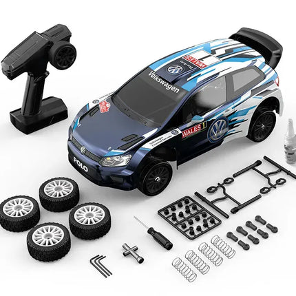 MJX 1/10 Hyper Go Volkswagen Polo R WRC 2015 Brushless 2S RTR RC Rally Car (Battery & Charger included) 10304-DC