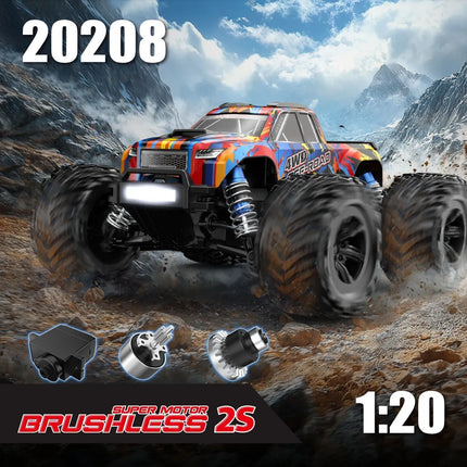 MJX 1/20 Hyper Go 4WD Off-road Brushless 2S RC Monster Truck  20208