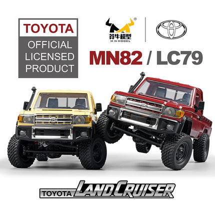 MN Model 1/12 Toyota LC79 4WD RC Crawler RTR (Yellow)  MN-82-Y