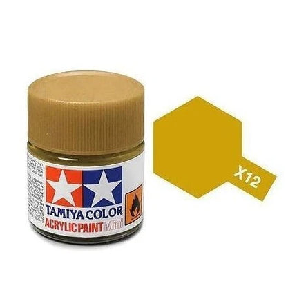 Tamiya X12 Gold Acrylic Paint SKU code: 81512