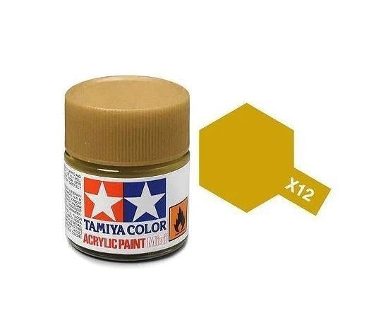 Tamiya X12 Gold Acrylic Paint SKU code: 81512
